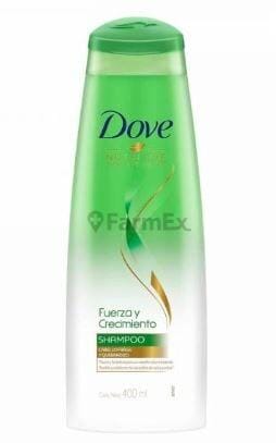 Shampoo Dove "Fuerza y Crecimiento" x 400 mL Farmex-Pluxee-Persistente